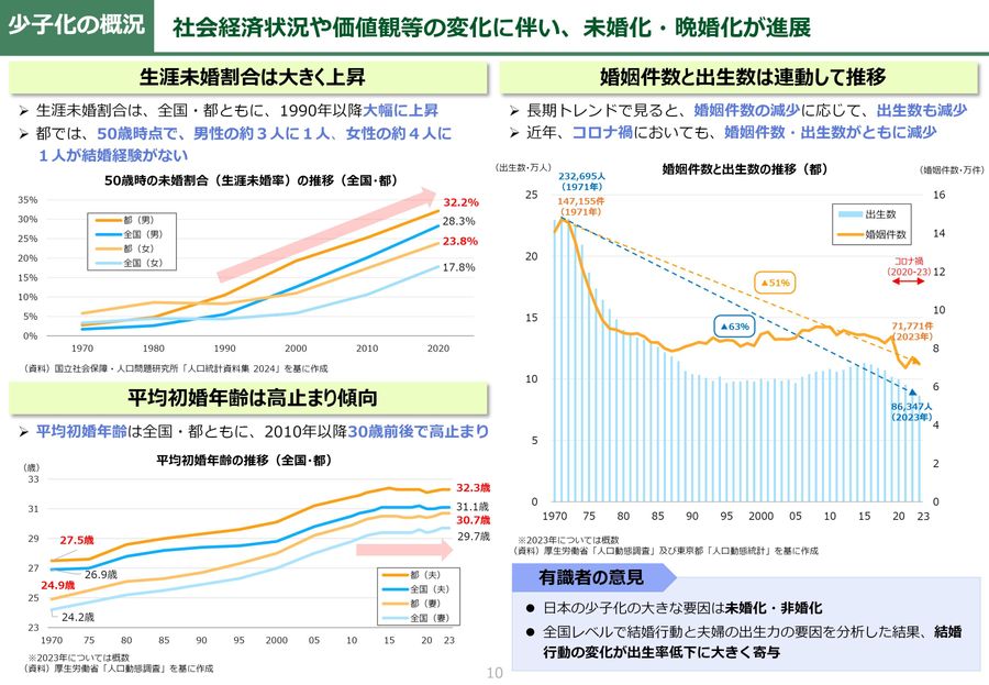 少子化対策の推進に向けた論点整理 2024