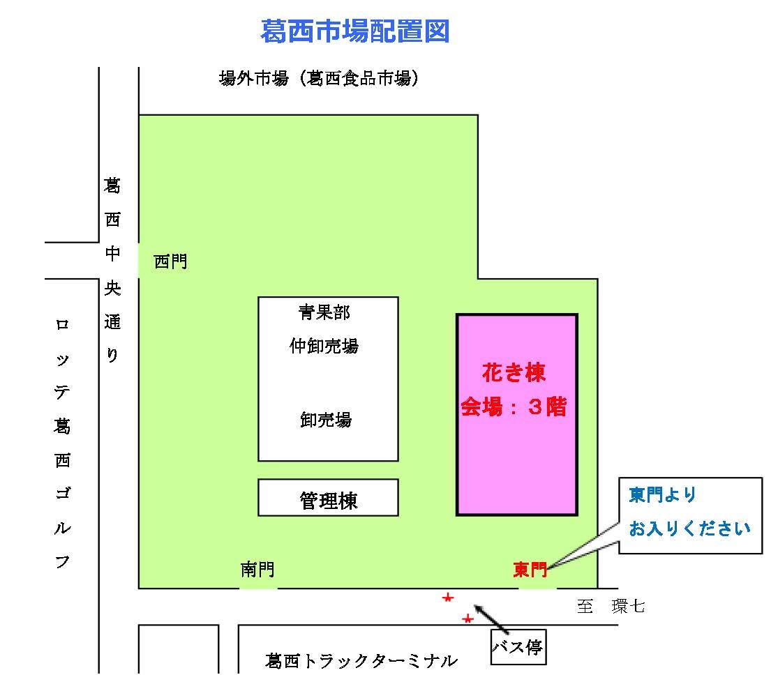 葛西市場配置図