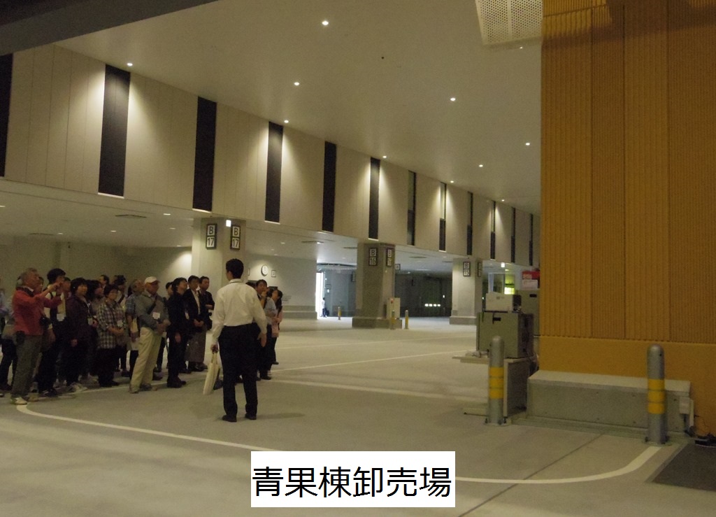 青果棟卸売場