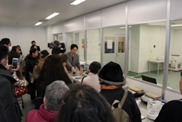 検査の方法に興味津々