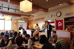 福島限定定食を堪能