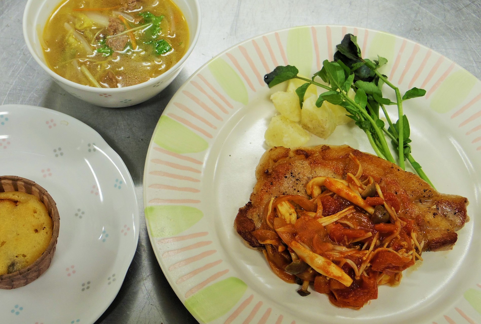 肉料理講習会の様子