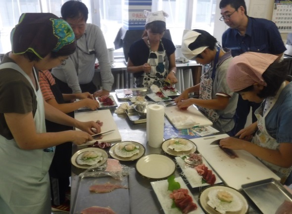 画像：豊洲市場こどもいちば教室