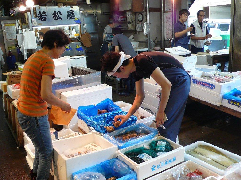 多種多様な仲卸業者