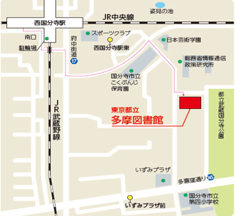 会場への地図2
