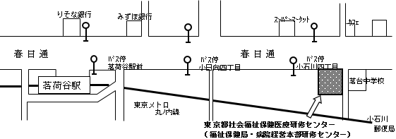 会場への地図