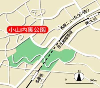 公園への地図