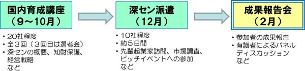 事業の流れの概要図