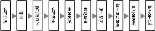 事業の流れの概要図