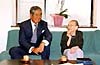 写真：知事の百歳訪問