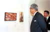 写真：「トーキョーワンダーサイト『０号展』2003」を視察