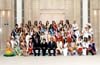 写真：２００５ミス・インターナショナルビューティーペイジェント各国代表の来庁