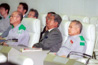 写真：放射能（同時多発）テロ対処図上訓練を視察