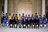 写真：「2006FIFAワールドカップ記念 ベルリン・ユースサッカー大会」代表チームの来庁