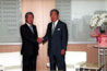 写真：ＪＯＣ竹田会長の来庁