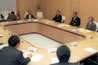 写真：トップアスリート養成校基本構想懇談会に出席
