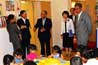 写真：認証保育所などを視察