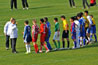 写真：2009東京国際ユースサッカー大会の選手団激励会に参加