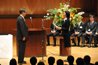 写真：平成22年度東京都職員入都式に出席